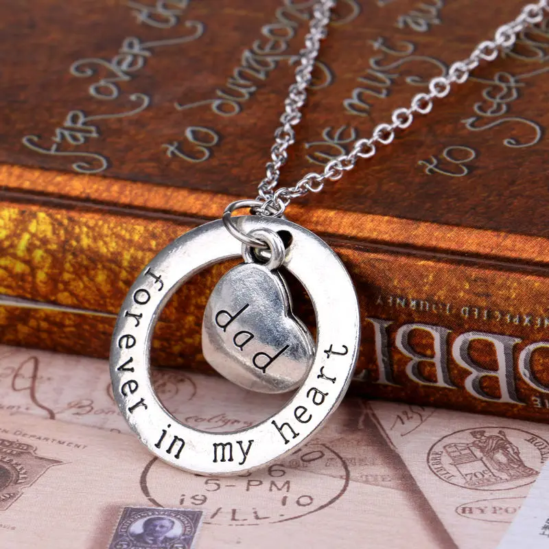 Gifts For Mother Father Teacher Pendant Chain Necklace Family Fashion Jewelry 8C 