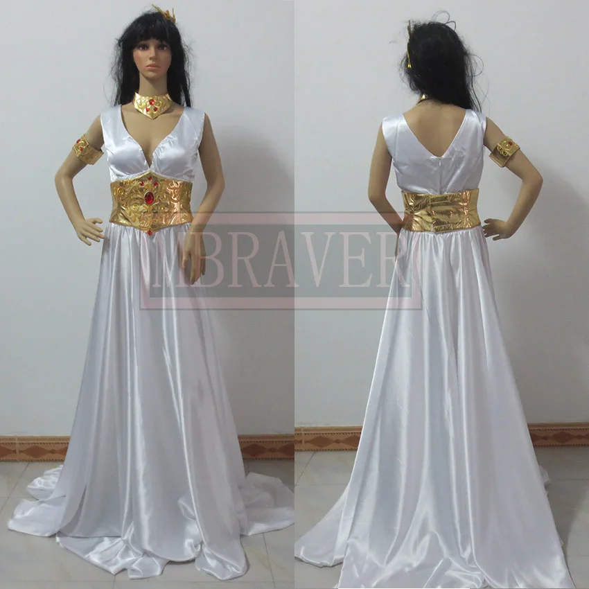 

Saint Seiya Legend of Sanctuary Cosplay Costume Athena Cosplay Dress Custom Made Any Size