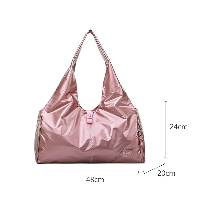 Yoga Mat Bag Fitness Gym Bags Sac De Sport For Women Men Glitter Pink Training Gymtas Mummy Sports Tas Silver Sporttas XA35A 