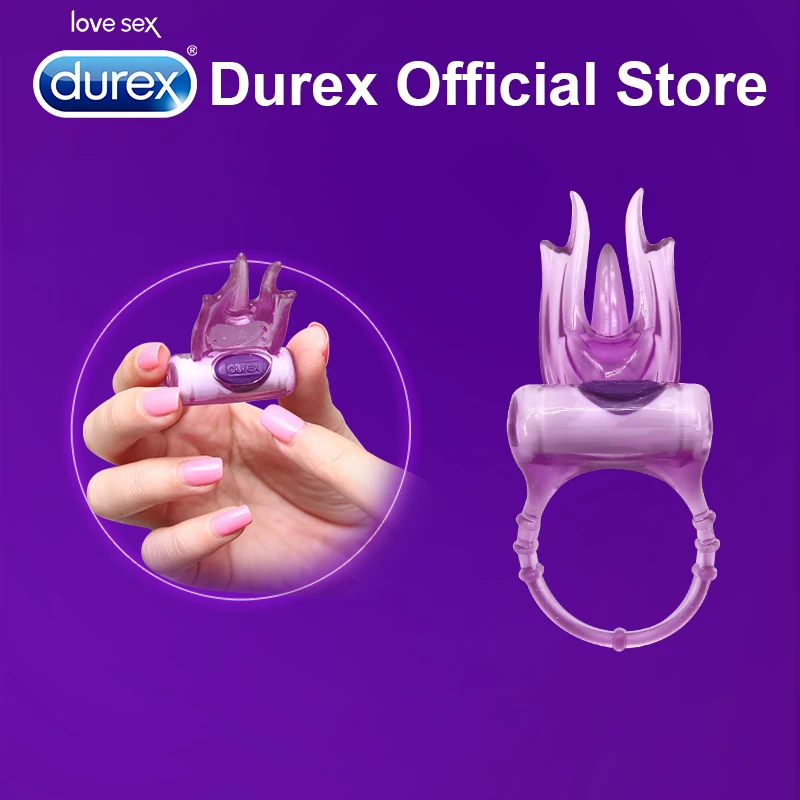 Durex Play Devil Vibrating Ring Ultra Fire Erotic Penis Cock Ring for Men Intimate Goods font