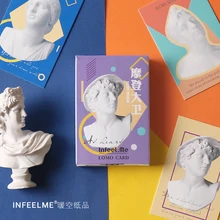 28шт \ Современная Карта Давида ЛОМО креативная DIY Милая забавная поздравительная открытка пустая открытка для сообщений мини-открытка студенческие офисные принадлежности