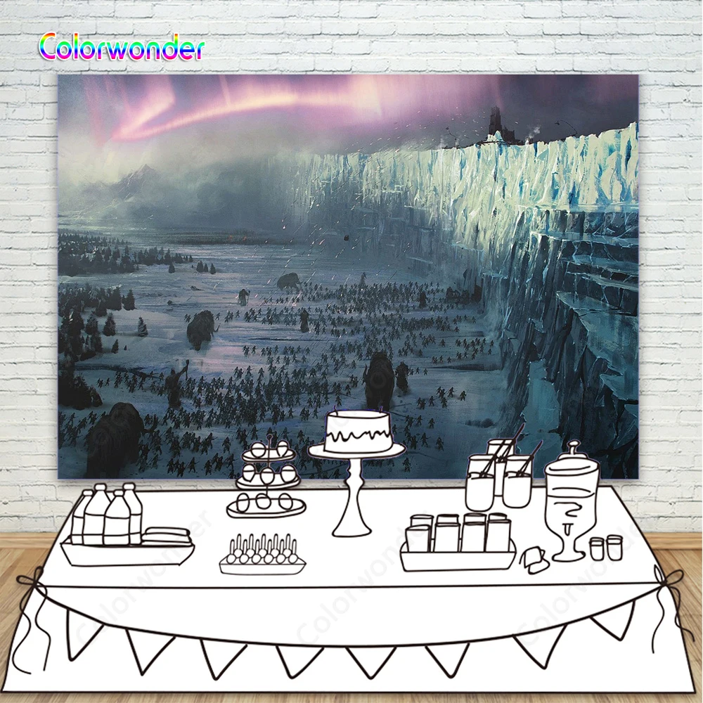 

Photography Backdrop Background 7x5 Thrones Game Movie Magic Wind Scenic Backdrops for Pictures Vinyl Photo Backgrounds Custom