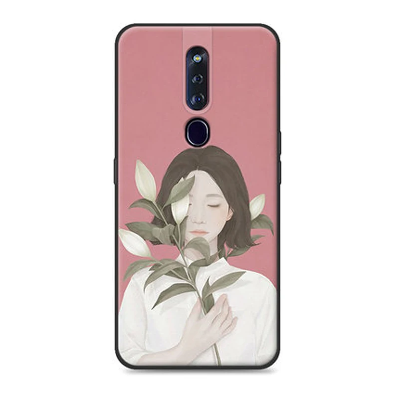 Для OPPO F11 pro Чехол для девочки цветок Мягкий Силиконовый ТПУ чехол для телефона OPPO F11pro корпус OPPOF11 pro защитные чехлы F 11 pro кожа