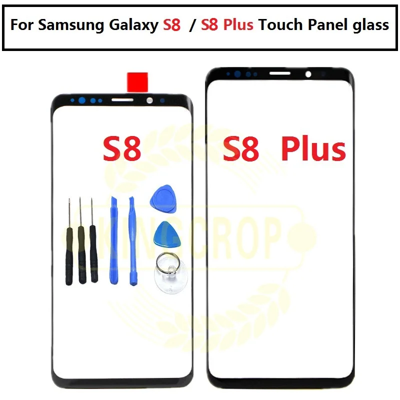

For Samsung Galaxy S8 Plus LCD G955 S8 G950 Front Glass Touch Screen Top Lens s8 G950 S8 plus g955 LCD Panel Replacement Parts