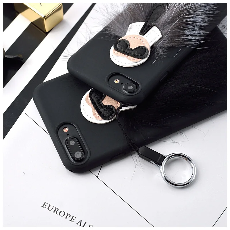 New Karlito Soft TPU Phone Case Lafayette Phone Cover For Apple iphone 6/6s 6/6s plus 7/8 7/8Plus X Mr KarlLagerfeld Fur Skin 