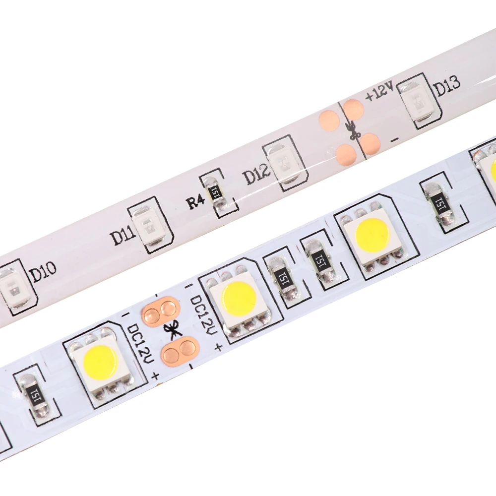 5 м SMD 2835 5050 5630 RGB Светодиодные ленты светильник гибкая лента светодиодный бар светильник теплый белый, голубой, желтый, красный, Водонепроницаемый 12v