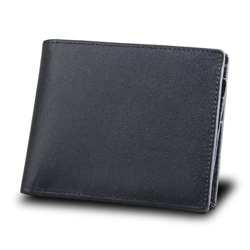 Кошелек мужской из мягкой натуральной коровьей кожи с блокировкой RFID|coin pocket|leather
