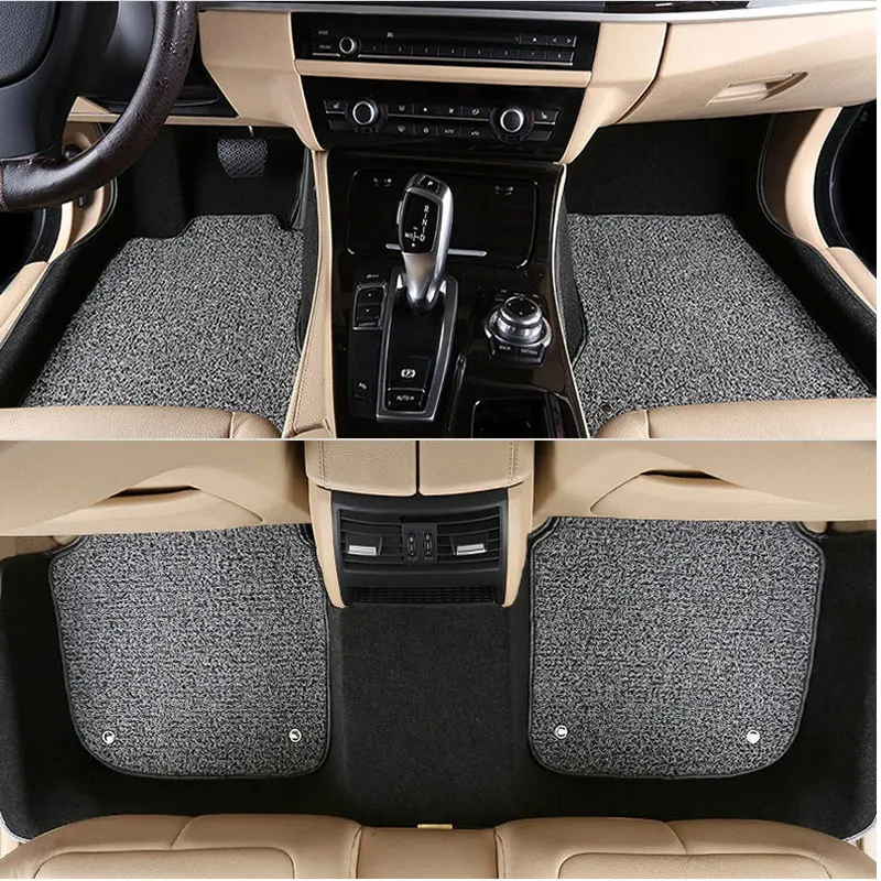 Автомобильный напольный коврик коврики для vw polo 6r 9n седан sagitar tiguan L passat b5 b5.5 b6 b7 b8 cc