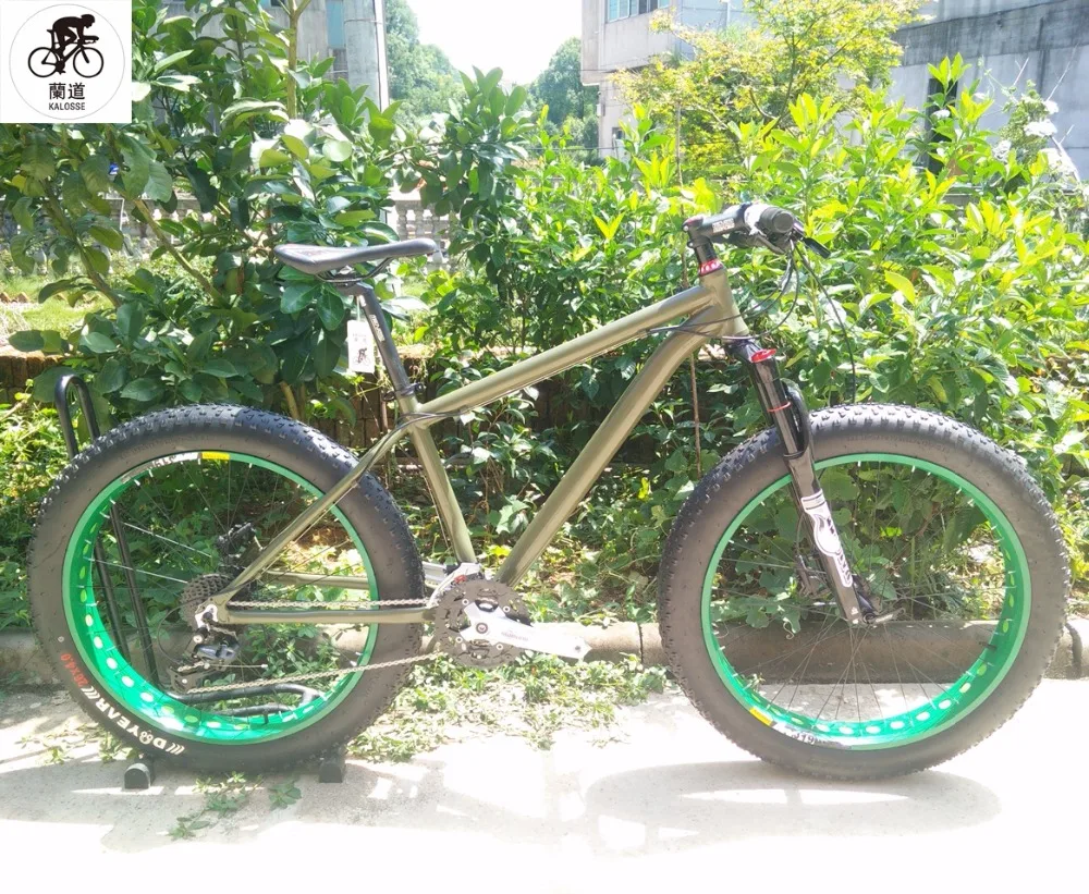 Clearance Kalosse  beach  bike  26*4.0 tires  Hydraulic brakes  27speed ,  Full suspension  Snow  bicycle  , 0