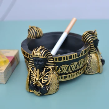 

Special Offer Ashtray Gift Personality Office Hotel KTV Sitting Room Adornment Ancient Egypt Ashtray Desktop Decoration