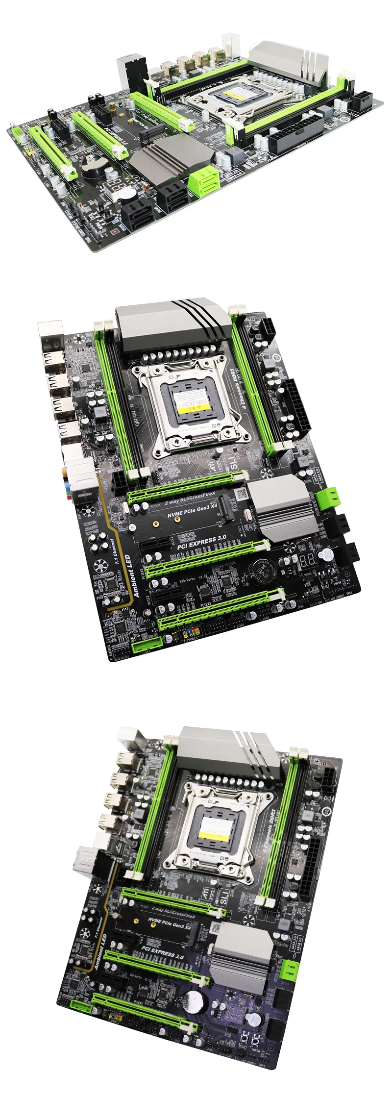 Ongy X79 6M материнская плата LGA 2011 DDR3 i7 32GB ATX SATA3.0 X79-6M основная плата PCI-E NVME M.2 Материнская плата Процессор 32G ddr 3