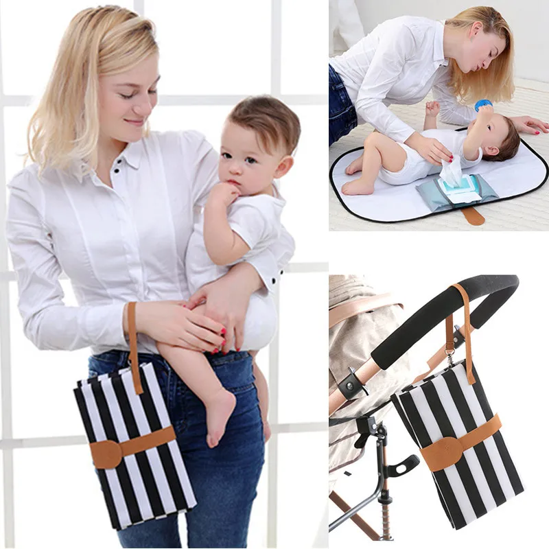 

Multi-function Baby Washable Compact Travel Nappy Diaper Changing Mat Waterproof Baby Floor Mat Portable Foldable Play Mat