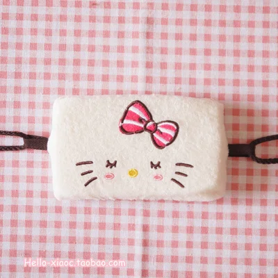 Милый My melody Cinnamoroll, собака, кошка, хлопковый шар для ванной, подвесной, настенный, для мытья тела, для душа, куклы, аксессуары 17 см - Цвет: kitty