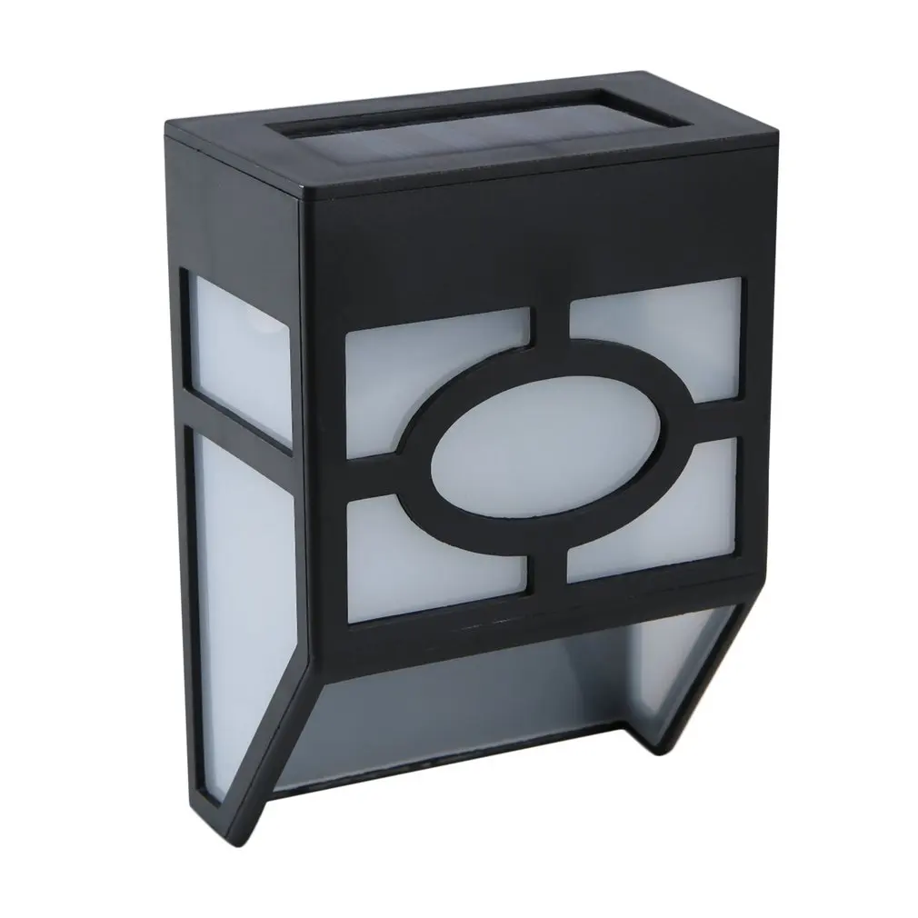 LED Solar Powered Waterproof Wall Mount Light Low Power Consumption Super Bright Outdoor Light Garden Pathway Fence Light Lamp