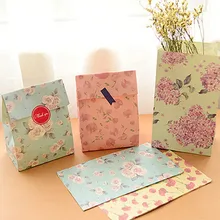 1 лот = 60 шт.! творческий Цветочные романтические цветок карандаш мешок/бумажный мешок/Модные подарки сумка