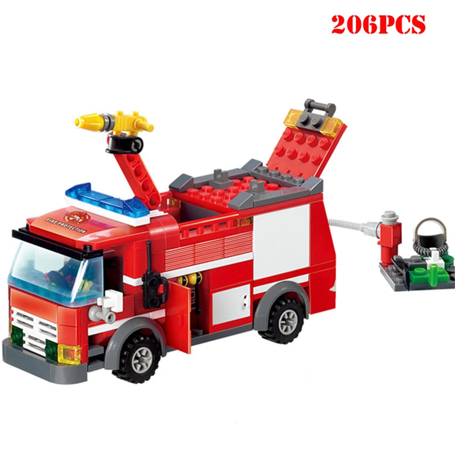 

Urban Police Rescue Vehicle Fire Truck Building Blocks Toys Compatible Legoed City Bricks Educational Toys Gift For Children