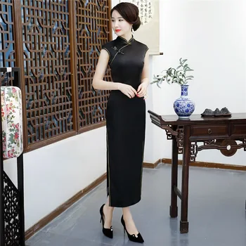 

Shanghai Story Chinese qipao Sexy Cheongsam dresses Long Evening Dress retro dress for women
