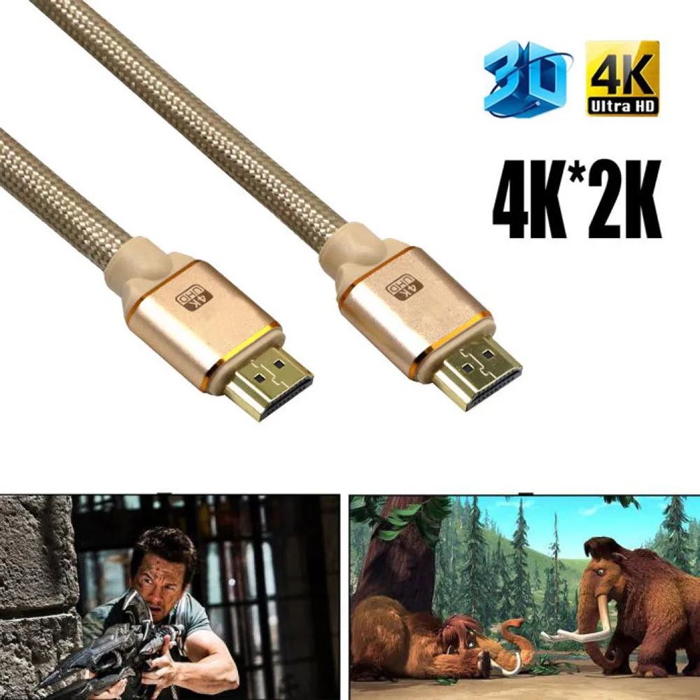 

High Speed HDMI Cable HDMI to HDMI 2.0 4k 3D Cable1080P- HDTV LCD LED For PS4 1/3/5 Meter