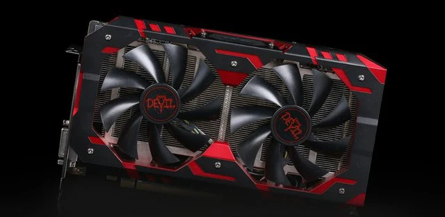 Полностью закрывающий блок графической карты BARROW для PowerColor Radeon RX 580 Красный