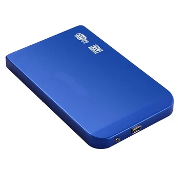 

Outside Box Case for 2.5 "SATA HDD Hard Disk Drive Hard Drive USB 3.0 - Blue