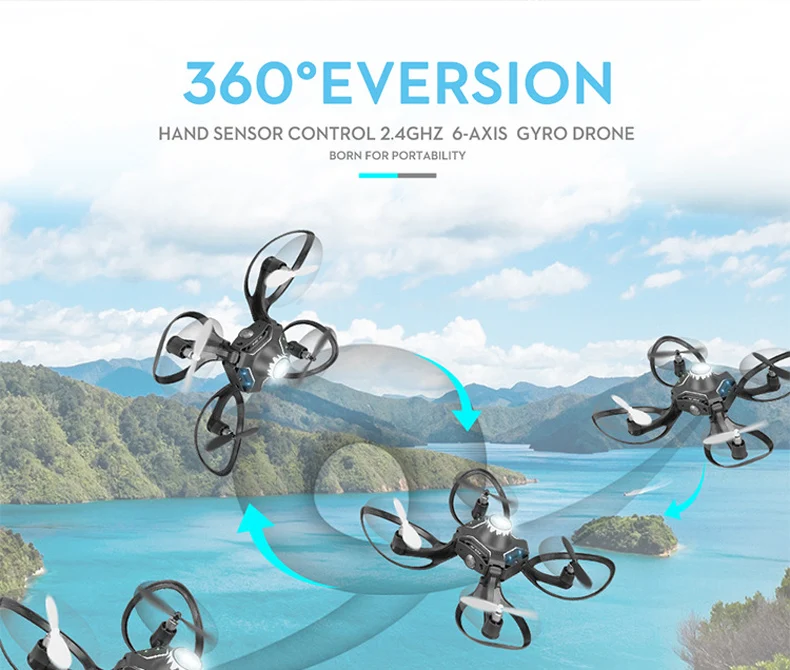 Global Drone Mini Drone 2.4G Glove Gesture Movement Fly Camera Drones Quadrocopter With Camera Foldable Selfie Dron  (7)