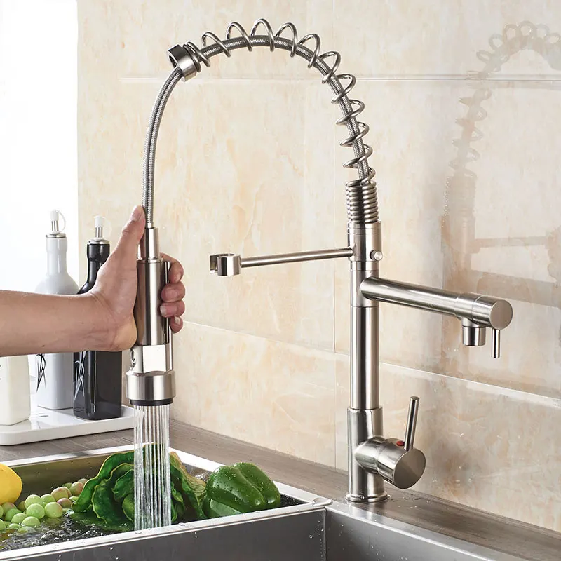 Hownifety Most Popular Kitchen Spring Faucet Pull Down Sprayer