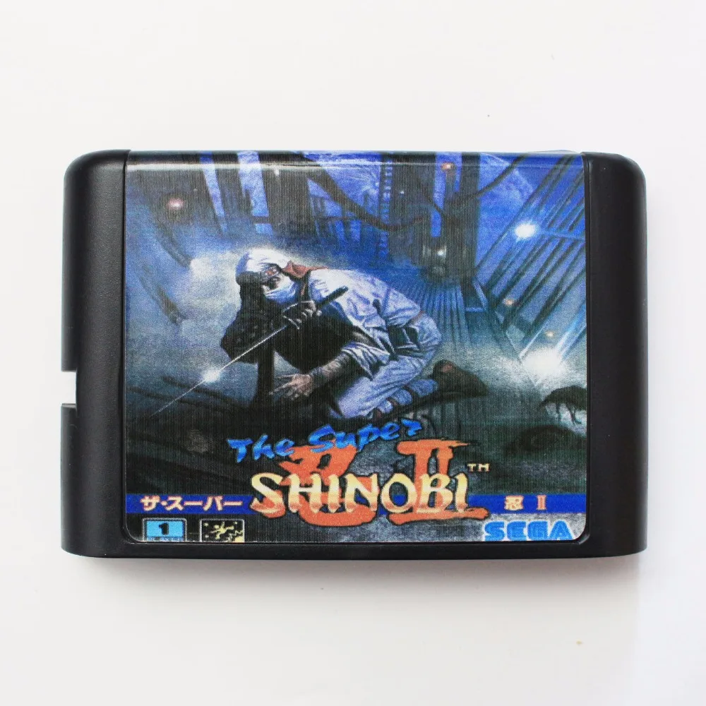 Супер Shinobi II 16 бит SEGA MD карточная игра для Sega игры Mega Drive Genesis | Электроника