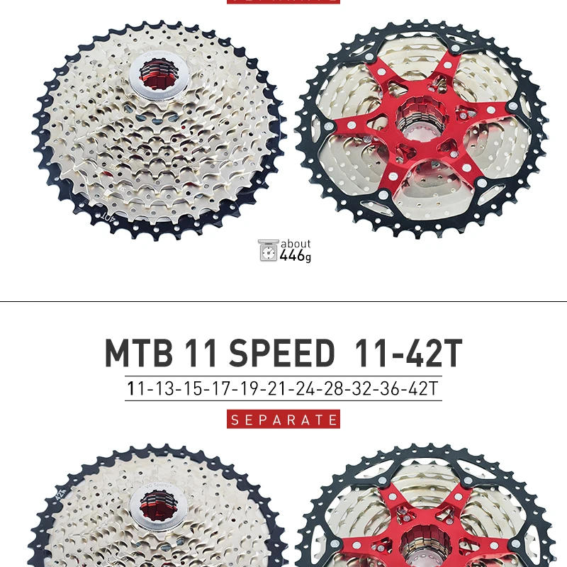 MTB Кассета для sram gx 10 11 12 Скоростей Сверхлегкий свободного хода для m6000 xtr m9000 k7 11v slx 10s 11s 12 s MTB кассета свободного хода