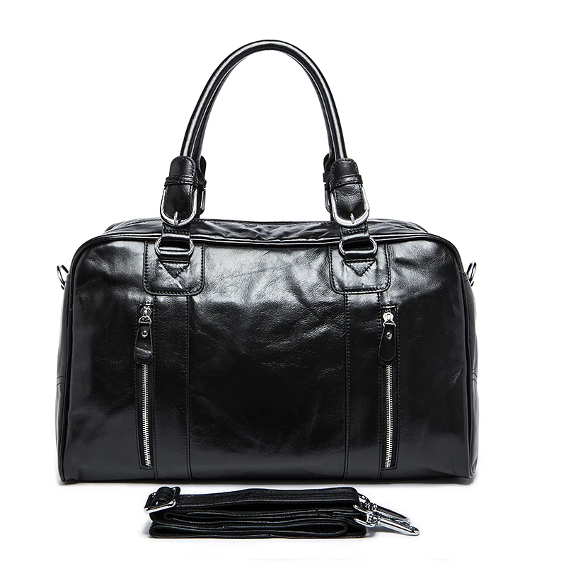 

Man Bag Genuine Leather Large Capacity Travel Bags Vintage Stylish Leather Crossbody Bag Casual Handle-top Male Shoulder Bag