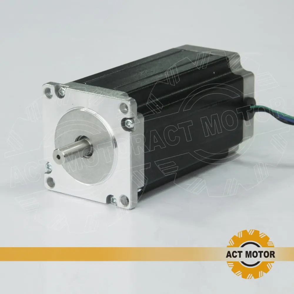 Биполярный 4 свинцовый 3.0A nema 23 шаговый двигатель 112 мм/3A/425oz in CE ROSH|nema 23|nema stepper