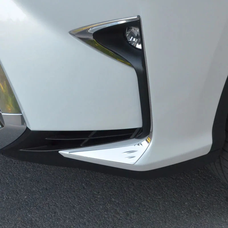 

lsrtw2017 car-styling car front foglight trims for lexus rx200t rx350 rx450h 2015 2016 2017 2018 AL20