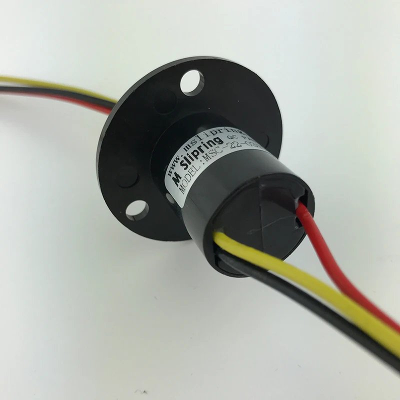 

1PC M Slipring 360 Degree 3 Channels 15A Slip Ring Dia 22mm Rotary Collector Joint Connectors for RC Excavator Electricity Brush
