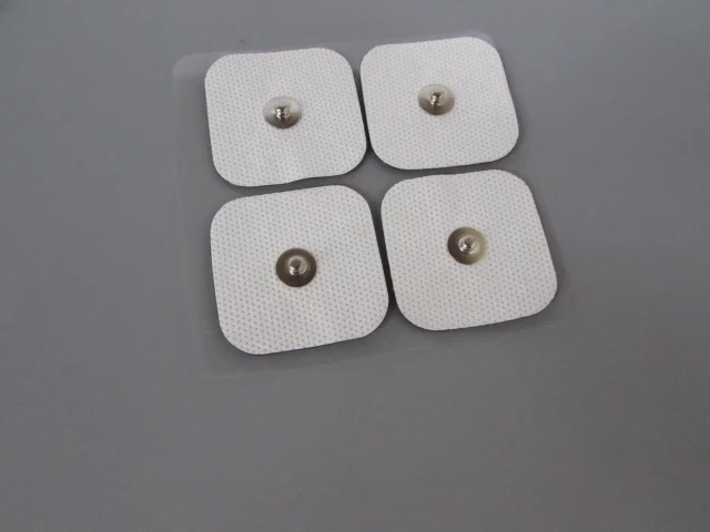 

20pcs Tens EMS EMG biofeedback instrument BOW&AOW electrode pads with 3.9MM Stud buttons free shipping