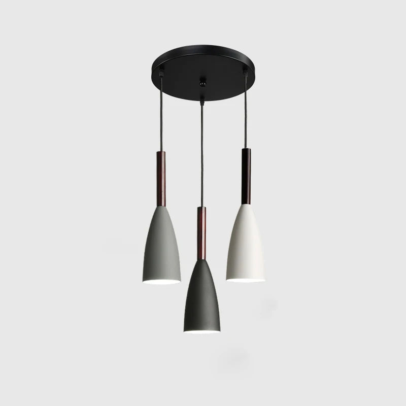 Скандинавский Лофт простые подвесные светильники E27 светодиодный Современный Креативный подвесной светильник дизайн DIY для спальни гостиной кухни ресторана