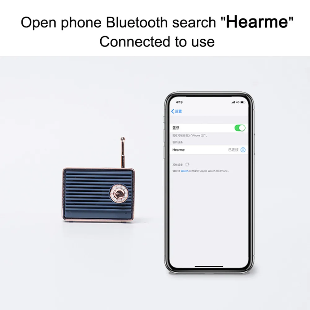 Ретро Bluetooth динамик винтажный мини Ностальгический тяжелый бас мягкий 3D стерео объемный HiFi звуковые эффекты Розовый Белый Синий Легкий