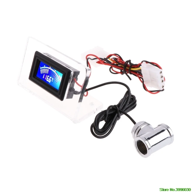 

Digital Thermometer Temperature Gauge for PC MOD Water Cooling w/ Frame + Probe