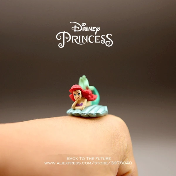 

Disney Mermaid Princess Cartoon 2cm mini doll Action Figure Anime Mini Collection Figurine Toy model for children