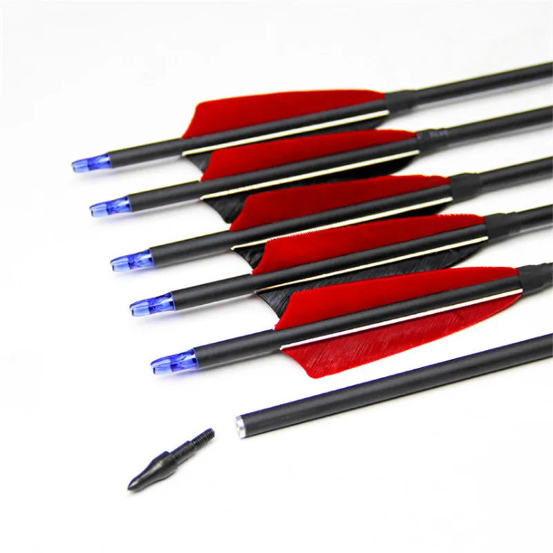 

Archery Mix Carbon Arrow 7.8mm Hybrid Carbon Arrow Compound Bow Archery Supplies Mixed Carbon Arrow Fits 20-60lbs