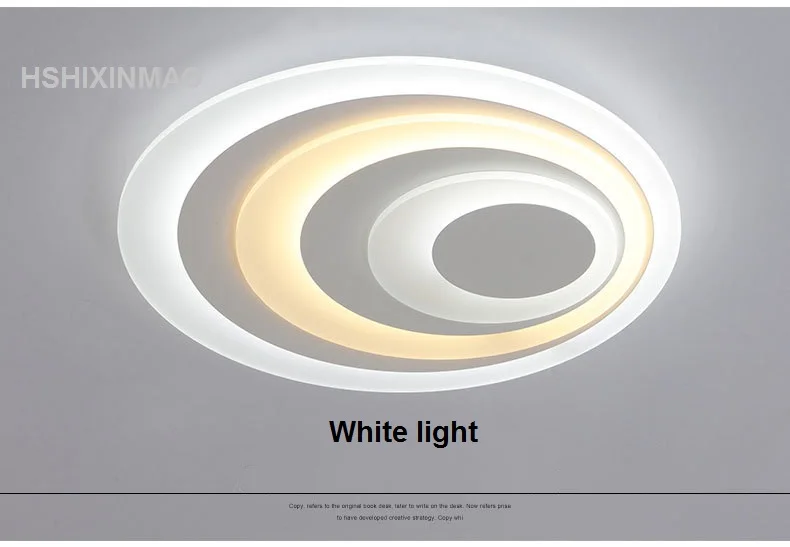 Эксцентричный Круг, акриловый светодиодный потолочный светильник, современные круглые потолочные светильники для гостиной, спальни