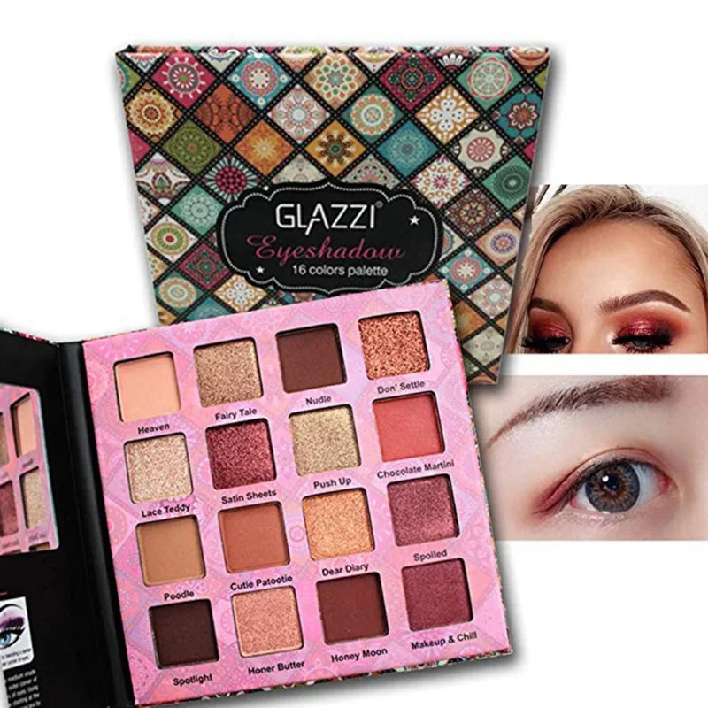 

Matte Professional Women's Eye Shadow Palette Waterproof Glitter Diamond Eyeshadow Daily Long Lasting Easy To Apply Makeup Y1