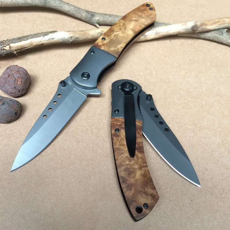 

9" 5Cr13mov Blade Ball Bearing System Folding Knife Tactical Outdoor Survival Camping Knife EDC Utility Tool Knives