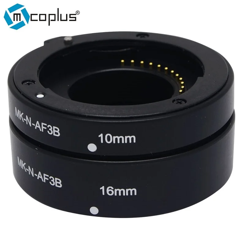 Mcoplus Meike N-AF3-B Auto Focus AF Macro Extension Tube Ring Set Adapter for Nikon 1 Z7 J1 J2 J3 V1 V2 J5 V3 S1 S2 Mcoplus Meike N-AF3-B Auto Focus AF Macro Extension Tube Ring Set Adapter for Nikon 1 Z7 J1 J2 J3 V1 V2 J5 V3 S1 S2
