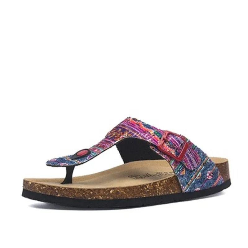 2019-Women-s-Slippers-Summer-Beach-Casual-Shoes-Suede-Retro-Leopard-Print-Flat-slides-Thick-Soled
