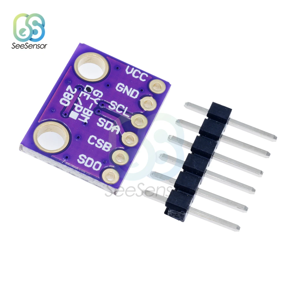 

BME280 GY-BME280-3.3 Precision Altimeter Digital Sensor Temperature Humidity Barometric Pressure Sensor Module I2C SPI 3.3V