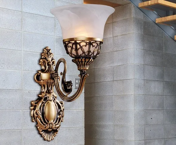 Chandelier Atmosphere Study Retro Lights Living Room Pastoral Simple