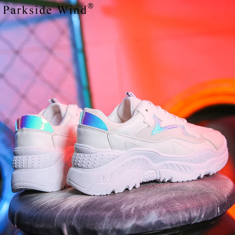 

Parkside Wind Women Sneakers PU Leather Women Casual Shoes Lace-Up Flats Platform Plush Fashion Vulcanize Shoes XWA3023-45