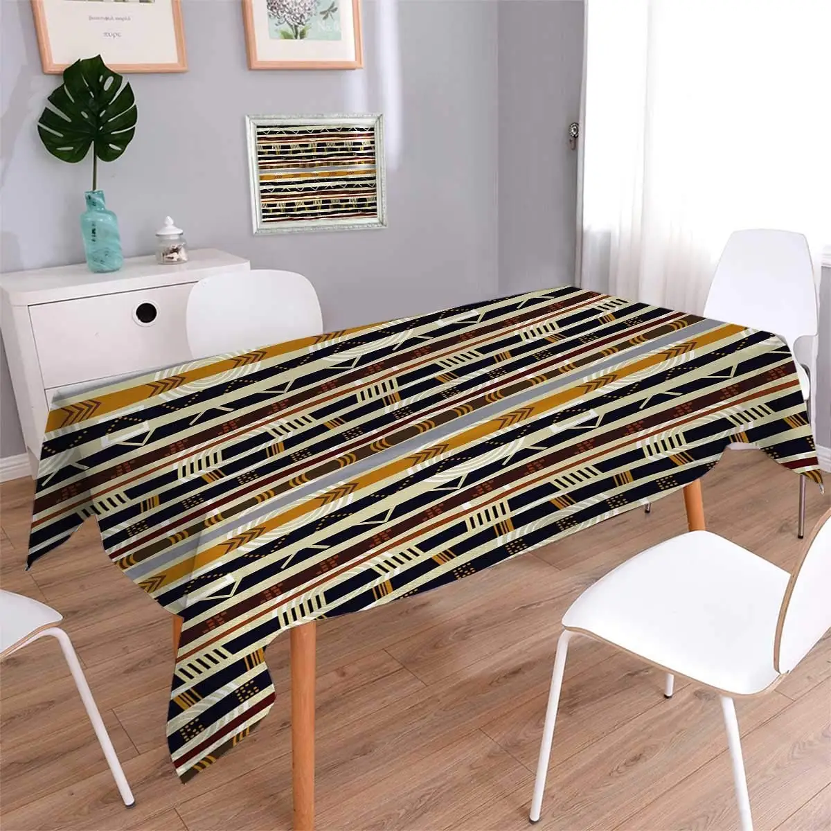 Buy Tribal Tablecloth Ethnic African with Trippy