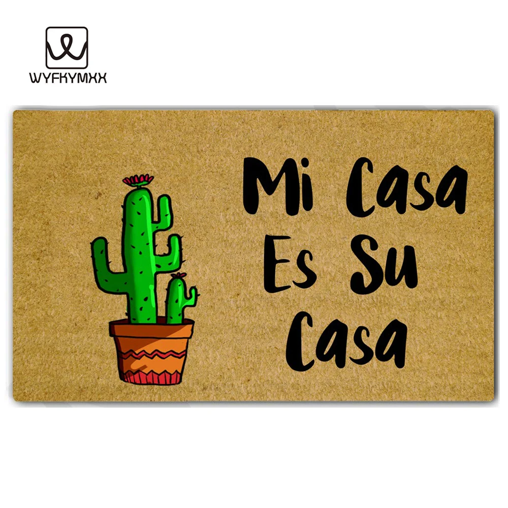 

Funny Front indoor kitchen floor mats non slip Mi Casa ES Su Casa woven outdoor mat design outdoor entrance doormats