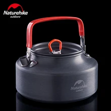 NatureHike factory sell Portable Ultra light Outdoor Camping Hiking Picnic Water Kettle Teapot Coffee Pot Anodised Aluminum