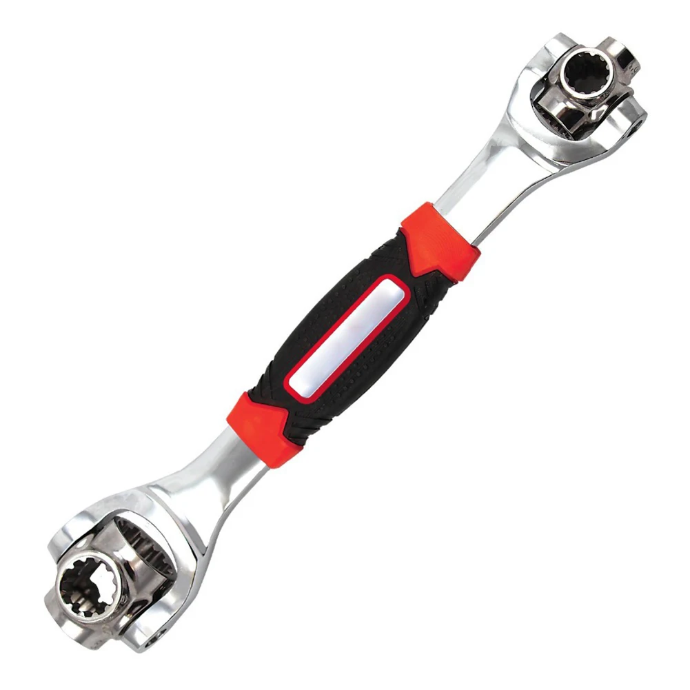 

Tiger Wrench 48 in 1 Tools Socket Works with Spline Bolts Torx 360 Degree 6-Point Universial Furniture Car Repair Hand Tools